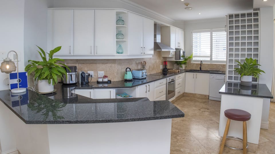 Luxury Apartment | Private kitchen | Full-size fridge, microwave, oven, stovetop