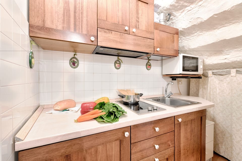 Comfort Apartment, 1 Bedroom, Non Smoking | Private kitchen | Fridge, microwave, stovetop, espresso maker
