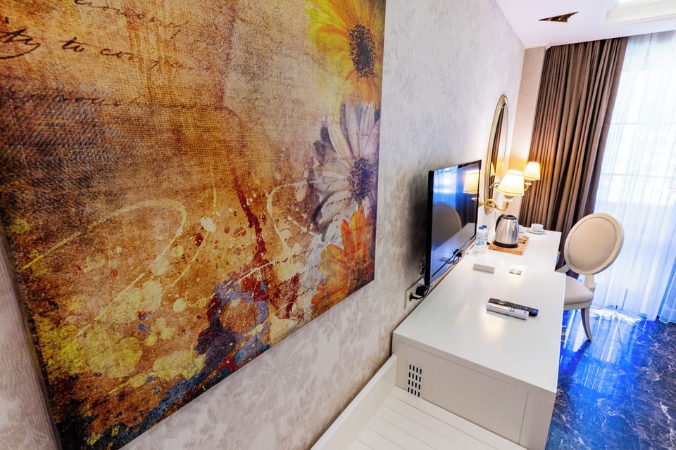 Superior Double Room, Valley View | In-room safe, desk, laptop workspace, blackout drapes