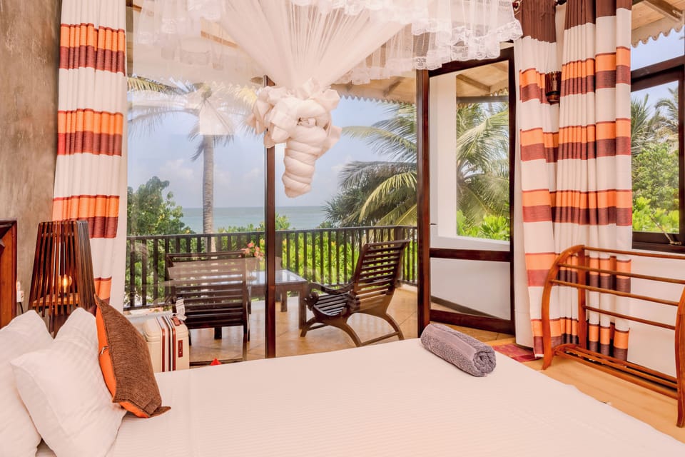 Luxury Room, Multiple Beds, Ocean View | 1 bedroom, WiFi (free), bed sheets