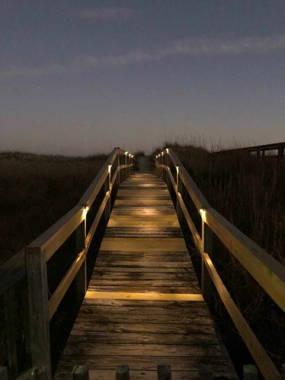 A sunset walk to the ocean! 