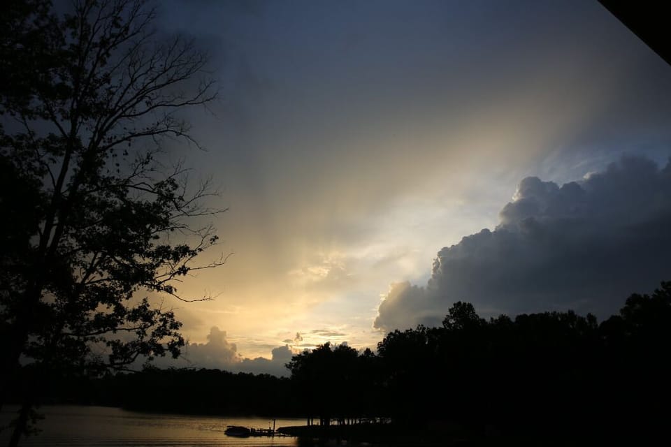 Sunset View From Private Dock