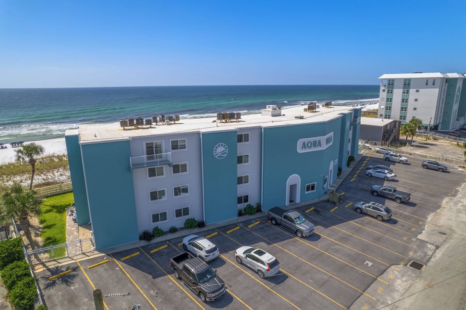 The complex is smaller - just 24 condos.  Less congestion at the pool and beach.