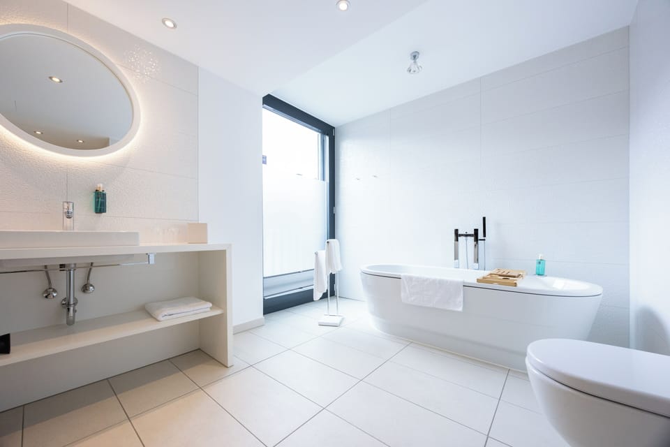 Superior Suite | Bathroom | Free toiletries, hair dryer, towels, soap