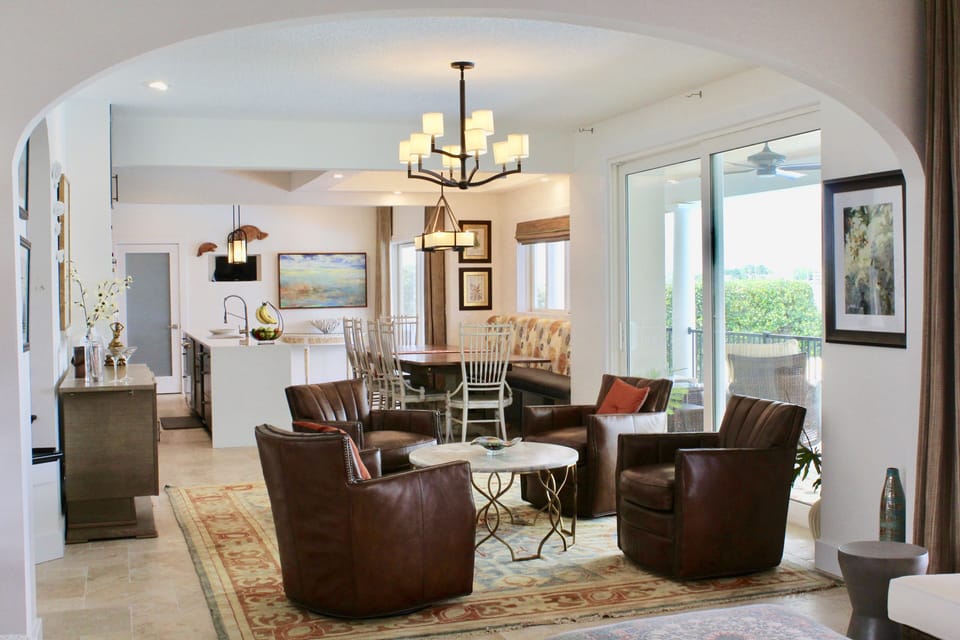 The cocktail seating
