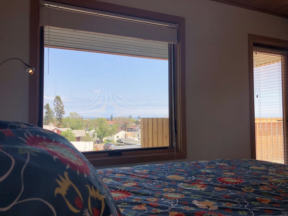 Each bedroom has a view and a private outdoor space