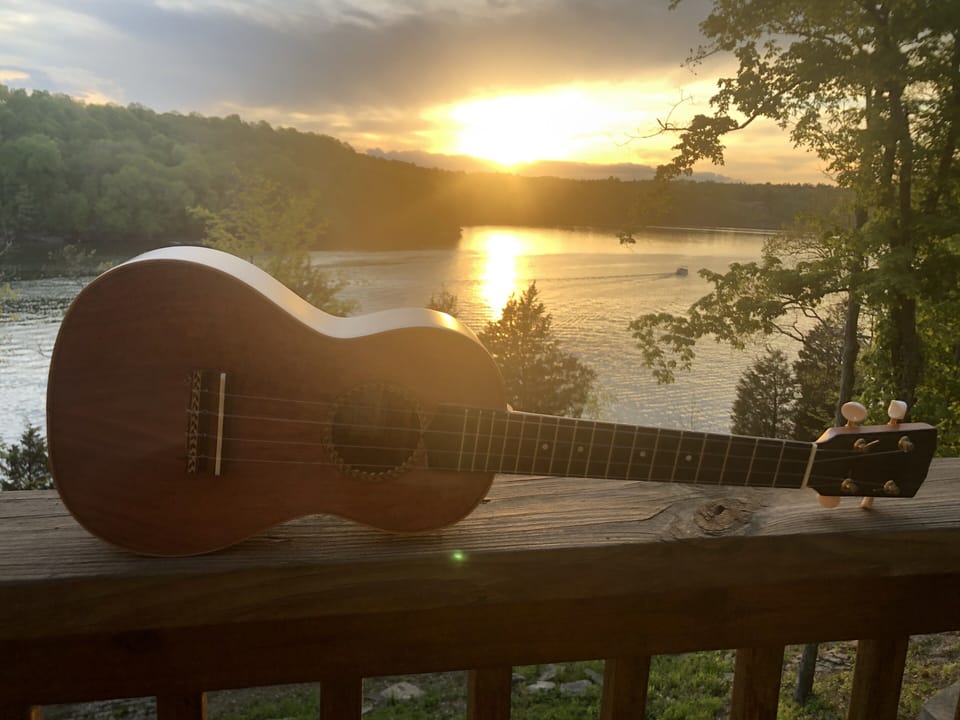 Bring your own instrument or enjoy our Sonos surround sound through the cabin. 