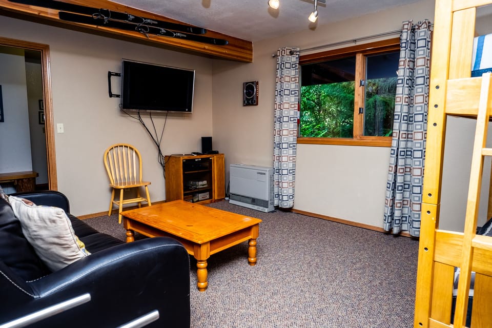 Flat screen tv in family room.  