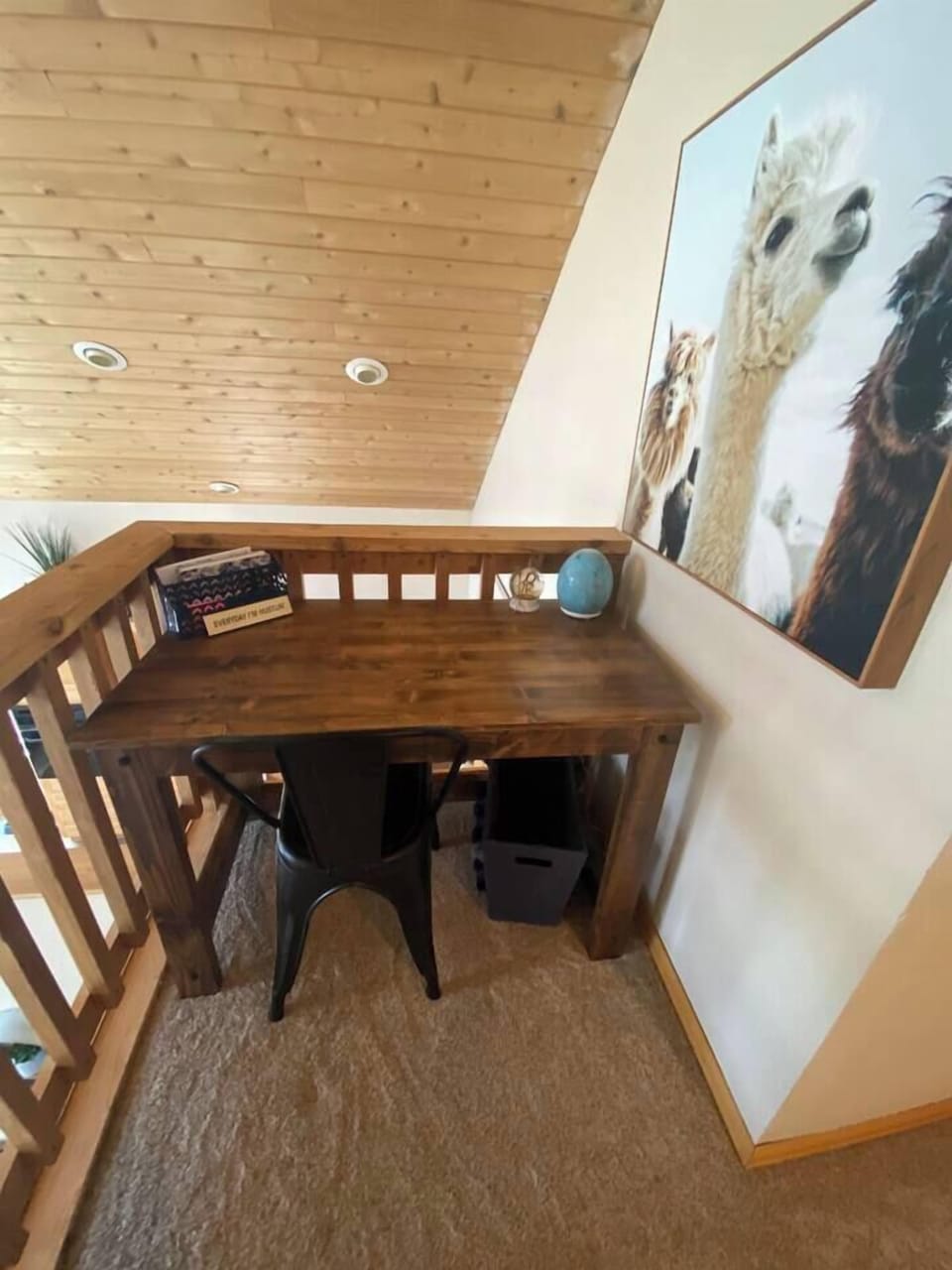 Need to do a little work? Nice desk set up so you can work remotely with the WiFi. 