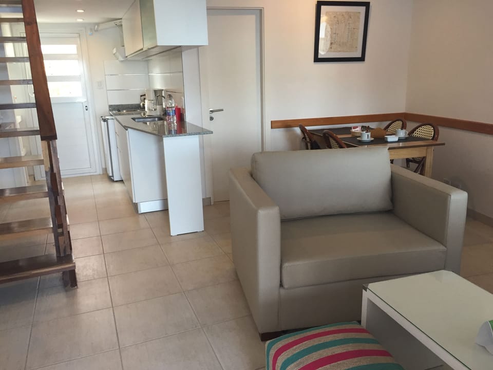 Luxury Apartment, 1 Bedroom, Private Bathroom | Living area | 32-inch LCD TV with cable channels, TV, pay movies