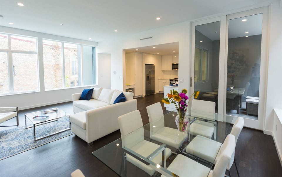 Open plan living/dining/kitchen