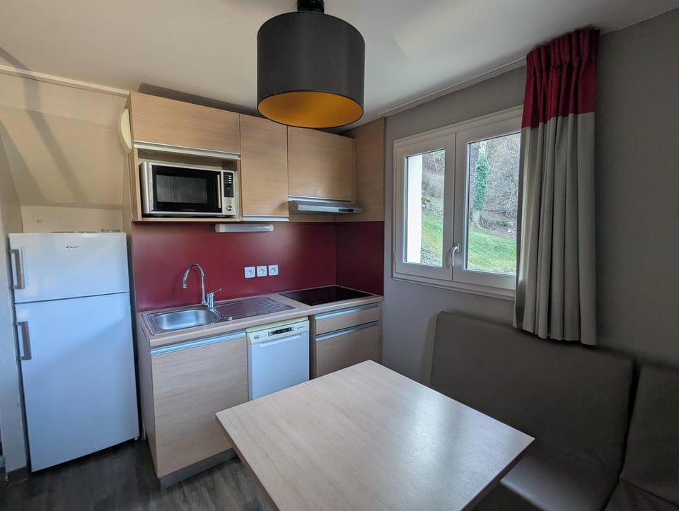 Apartment, 2 Bedrooms (4 pers) | Private kitchen | Full-size fridge, microwave, oven, stovetop