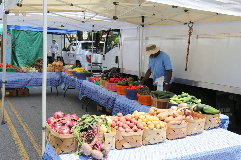 Fresh produce from the Farmers market