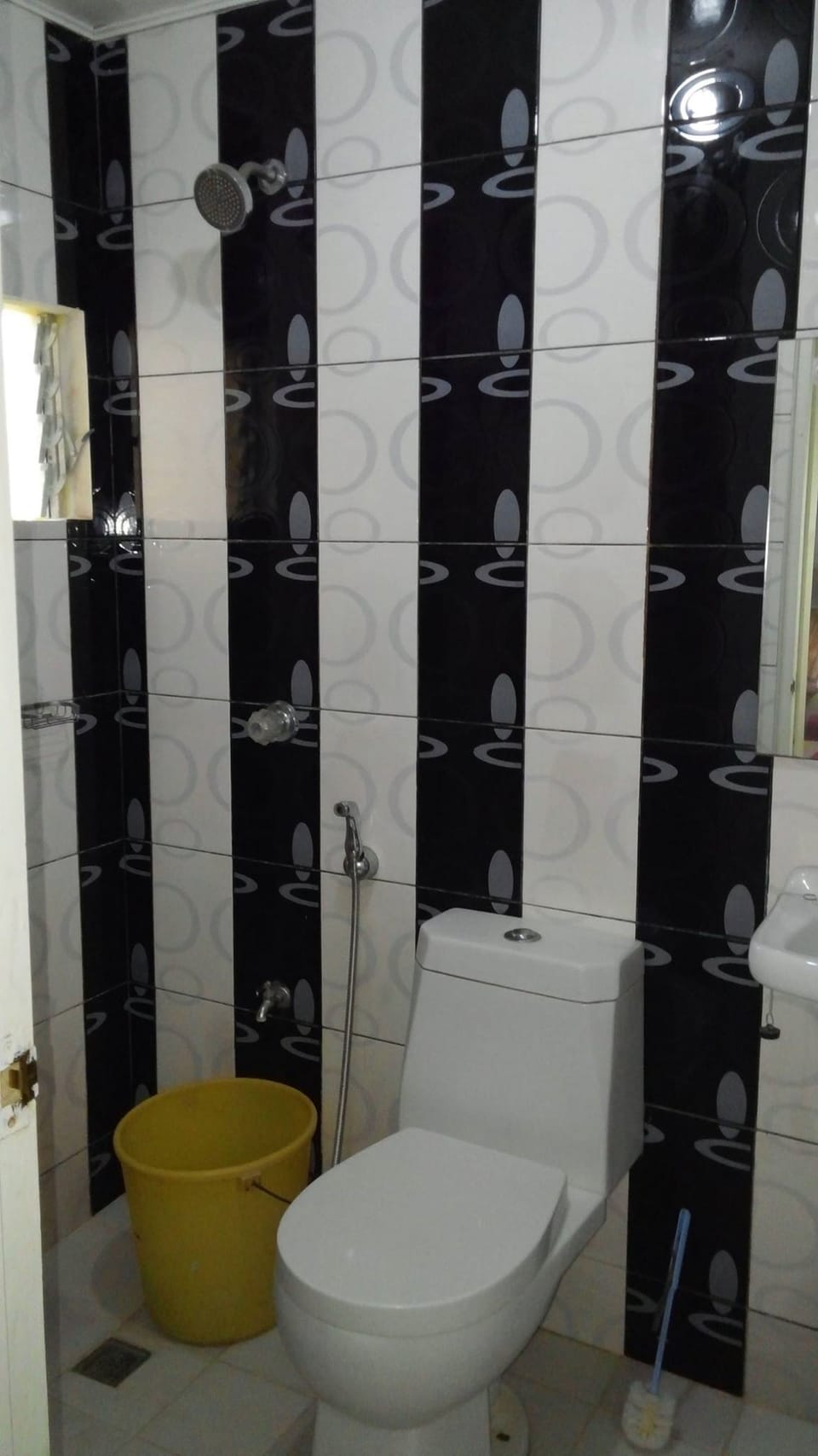 Shower, free toiletries, bidet
