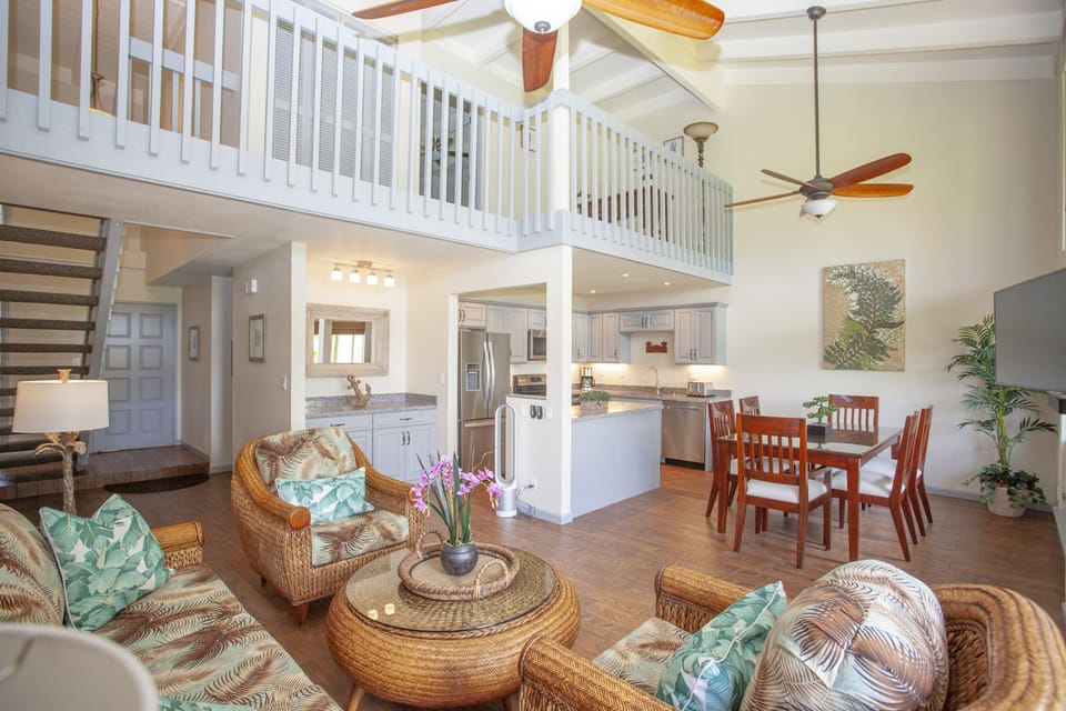Living Room, Dining Room, Kitchen