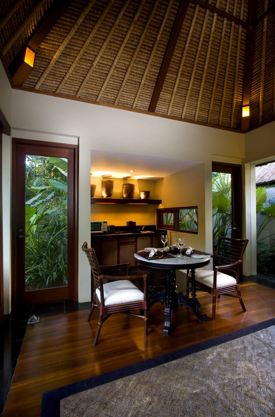 One-Bedroom Private Pool Villa with Free Airport Transfer | Private kitchen | Coffee/tea maker, electric kettle, highchair, dining tables