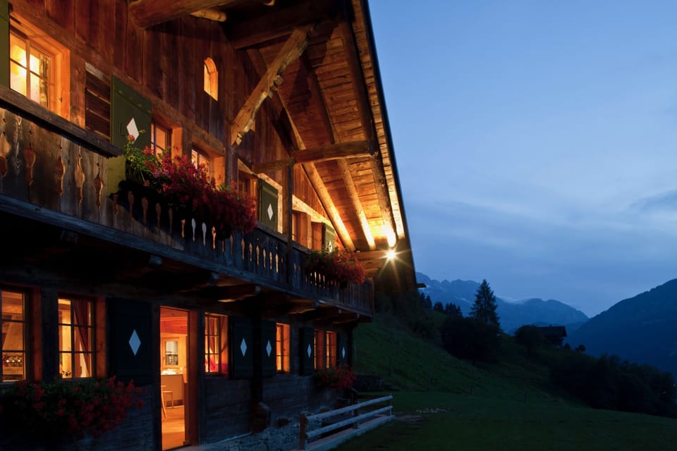 Front of property - evening/night