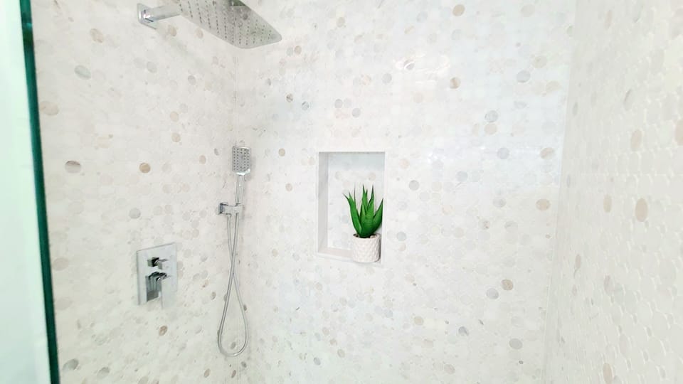 Newly Upgraded Primary Shower with Rain Shower Head & Handheld Body Spray