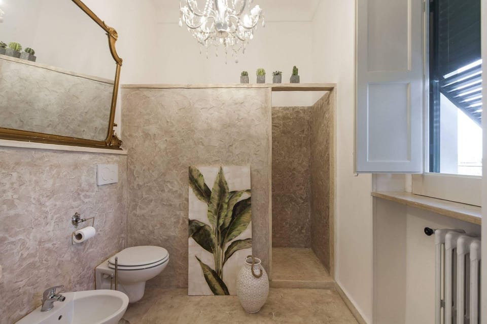 Superior Quadruple Room, Balcony, City View | Bathroom | Shower, rainfall showerhead, free toiletries, bidet