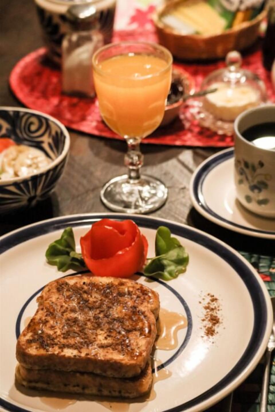 Free daily full breakfast