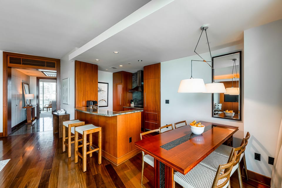 Kitchen and dinning area