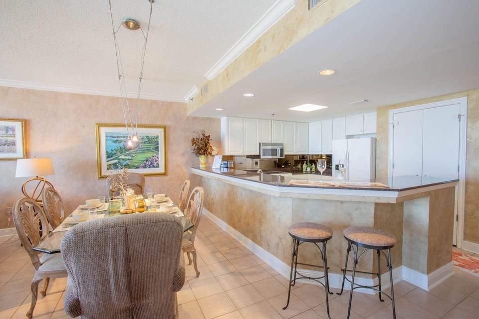 Dining and kitchen