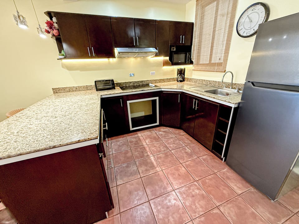 Kitchen  area.