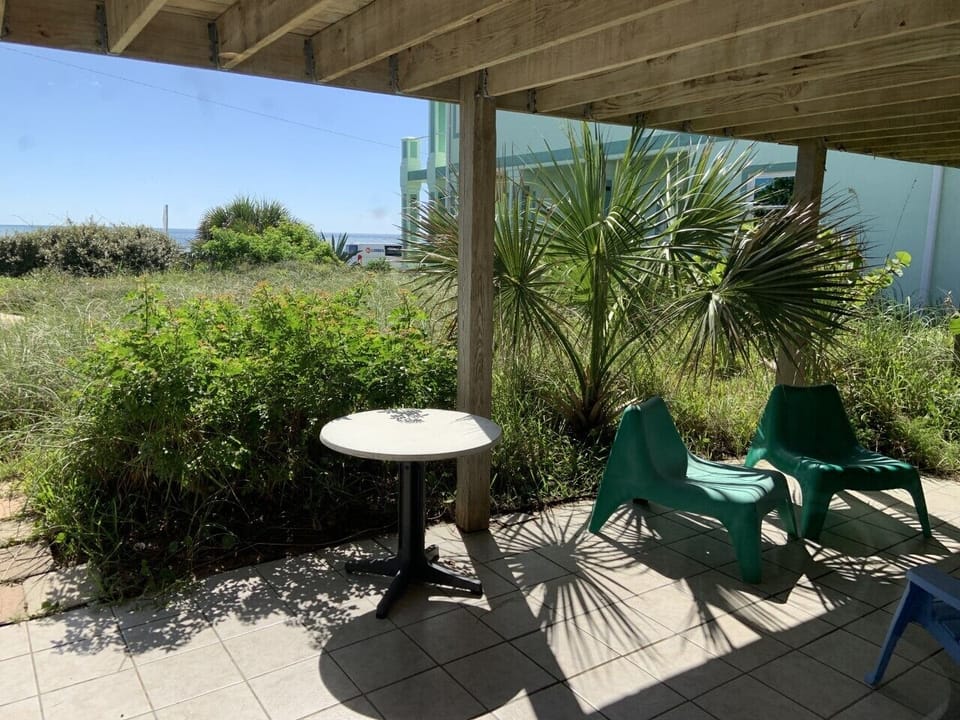 Partial view of the covered porch!