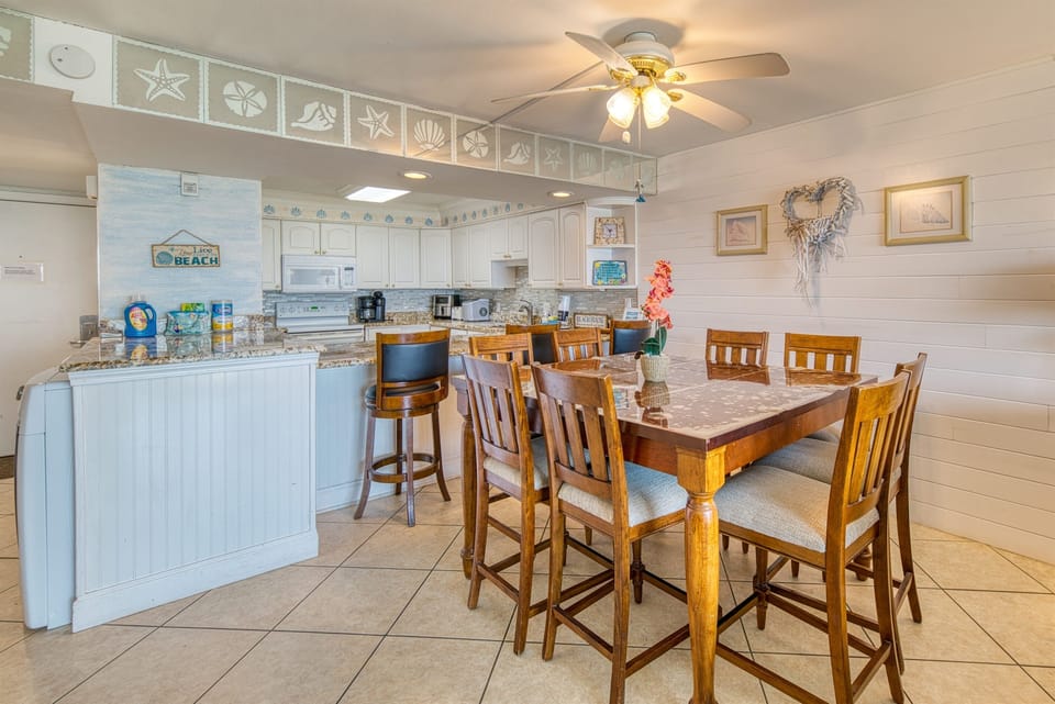 Share meals and memories in this cozy dining space.