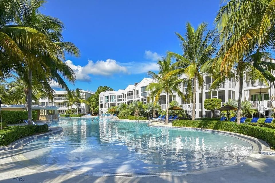 Our Beautiful Oceanfront Oasis Pool - The LARGEST IN ALL OF THE KEYS!