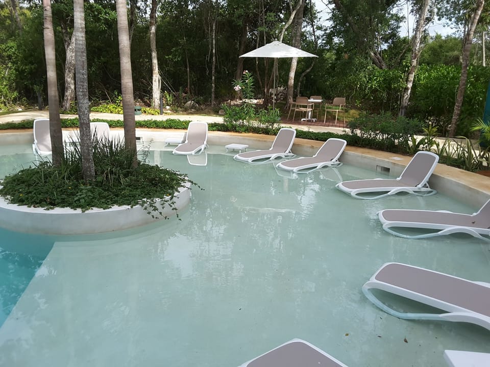 Relax by, or in, the pool!