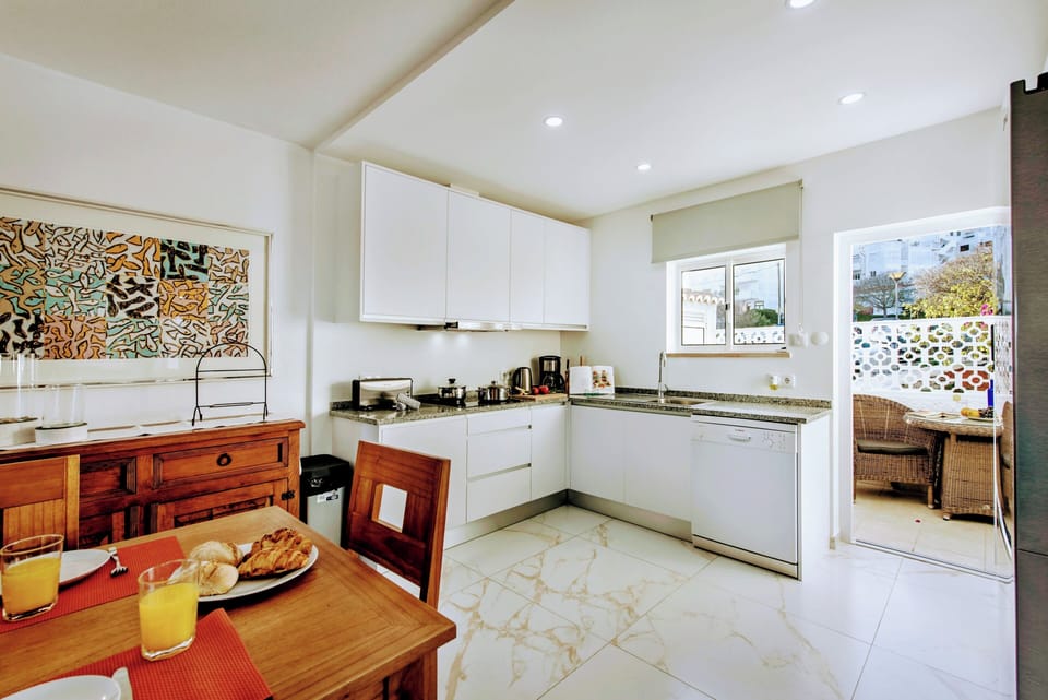 New kitchen with modern amenities like  introduction stove, oven, microwave, etc