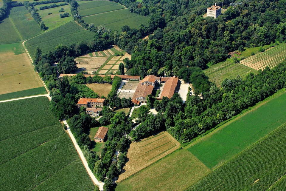 Farmhouse from above