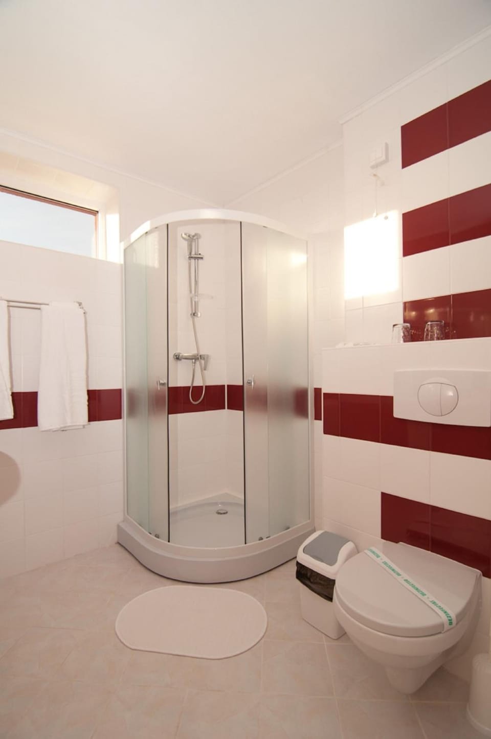 Bathroom | Shower, free toiletries, hair dryer, bathrobes