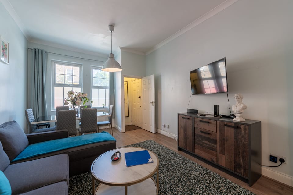 Stylish, Arty Living Room