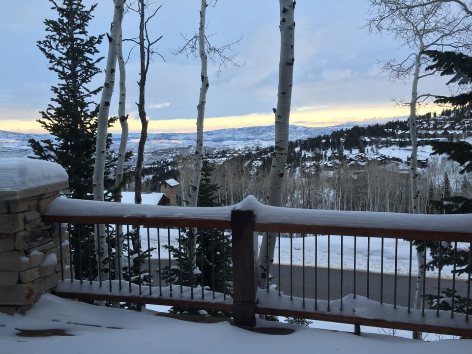 20-mile unobstructed views from our large balcony