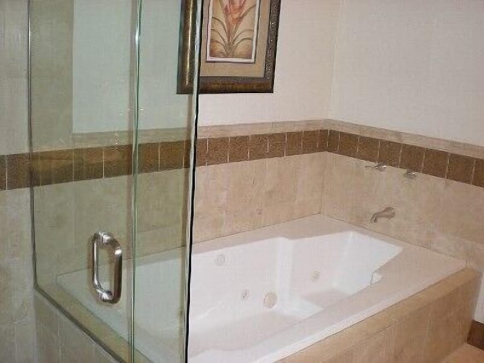 Jetted tub and glass shower in Master Bathroom at Larkspur at Deer Valley