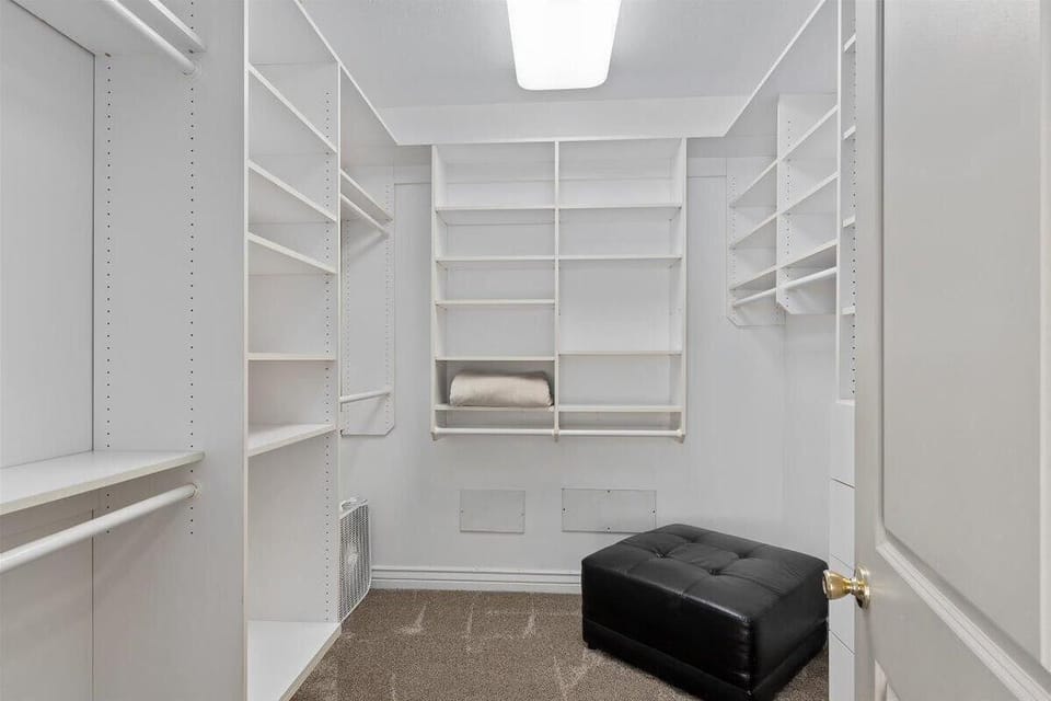 Master walk in closet