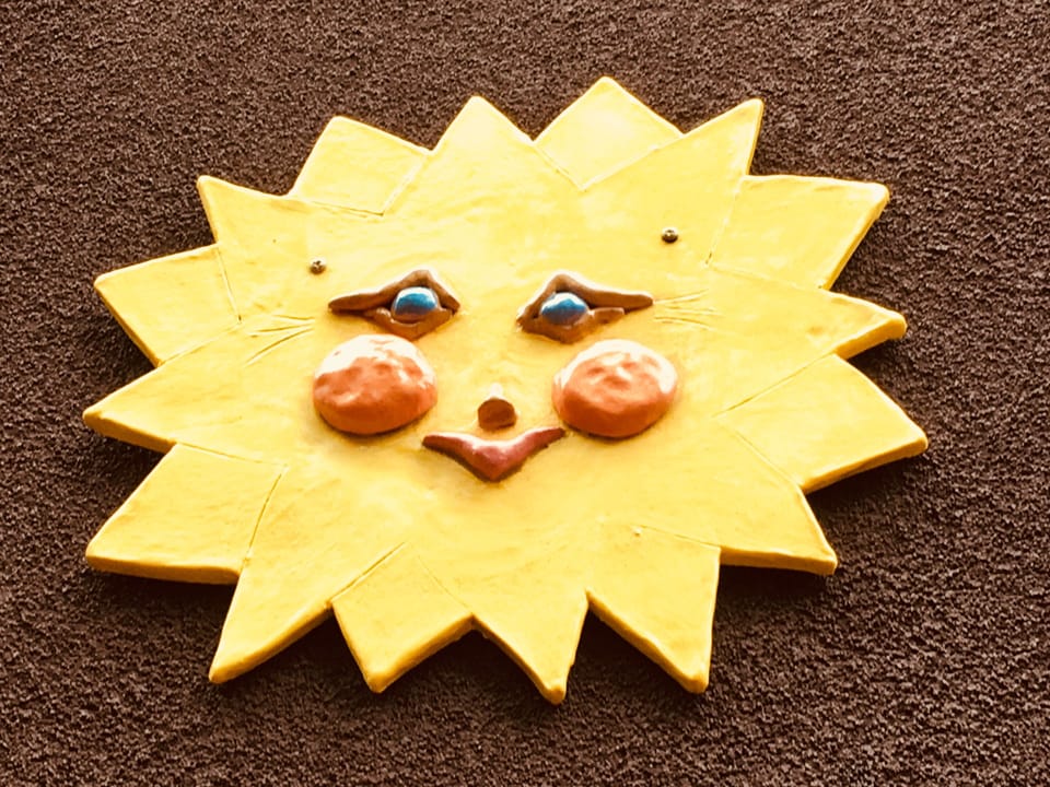 Ceramic Sun Over Southwest Sun Entry