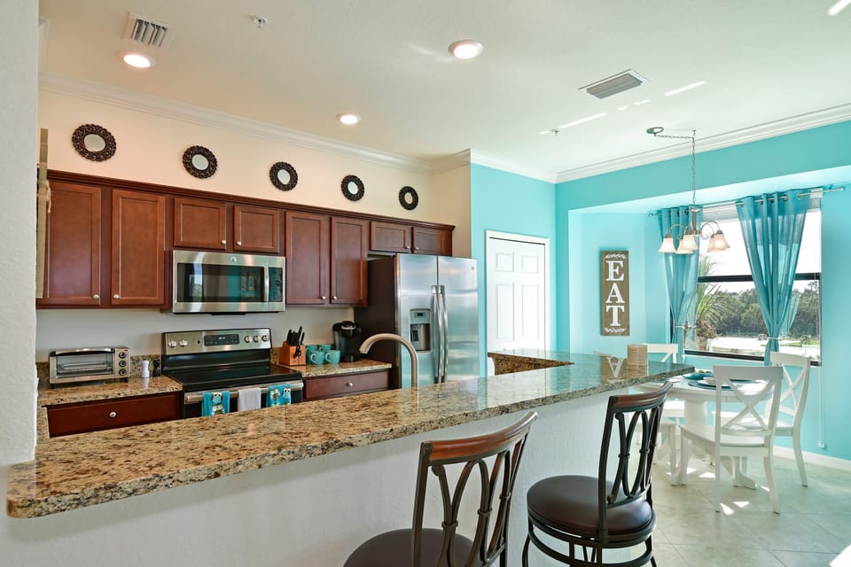 Plenty of room in the kitchen