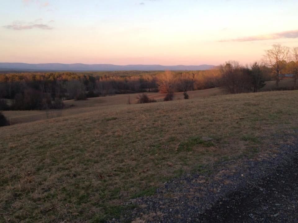 Sunset at the cabins
