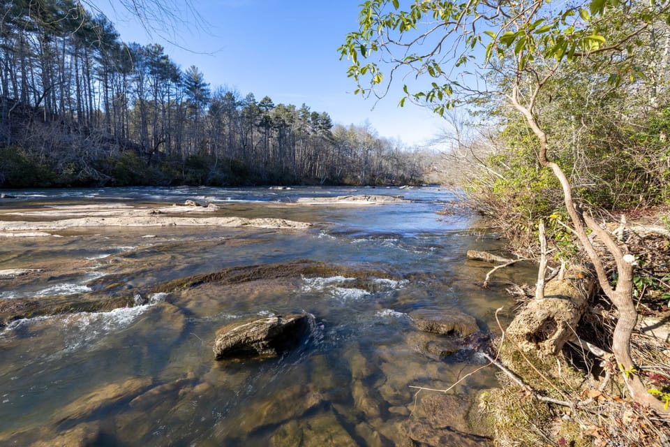 Blue Sky over the River