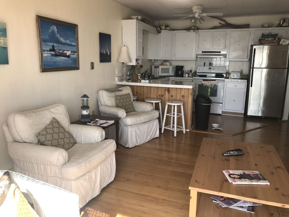 Living room and Kitchen