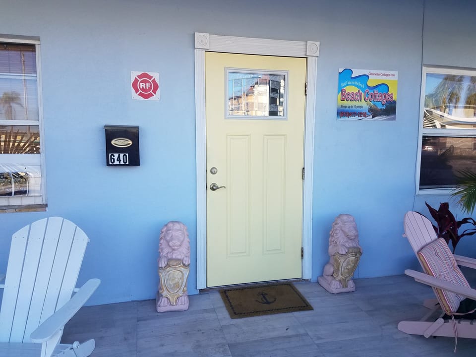 Front Door to New Orleans Cool Beach Apartment