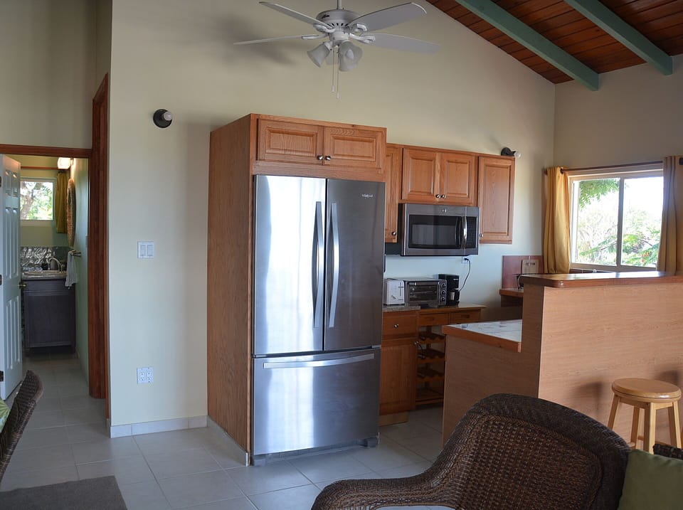 Kitchen in one bedroom villa.