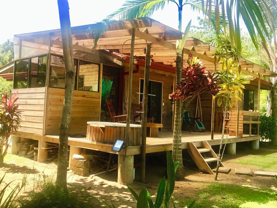 Chalet's view from the garden
