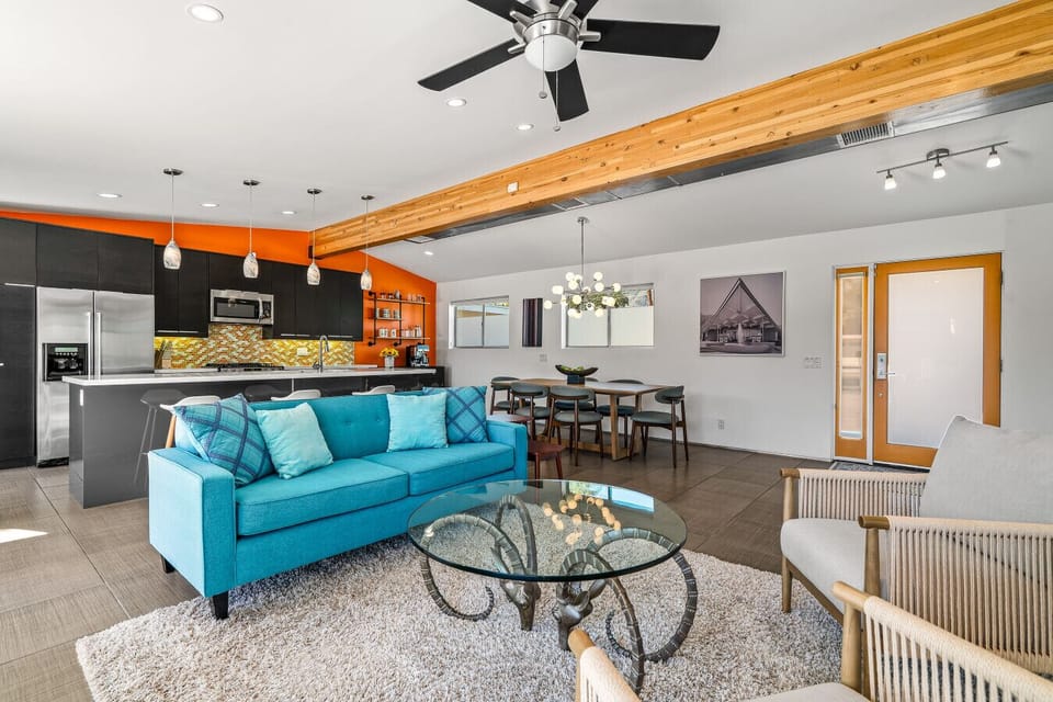 Open living spaces designed to gather naturally