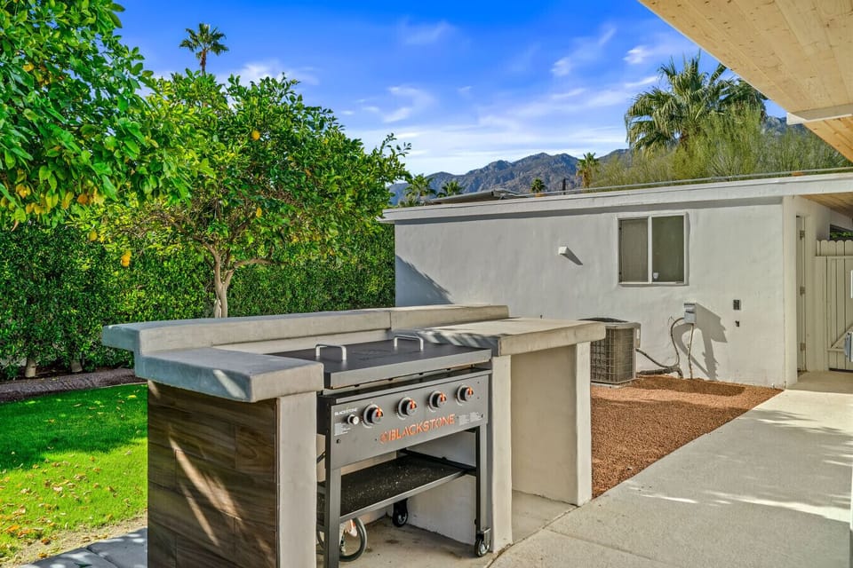 BBQ grill for relaxed outdoor meals