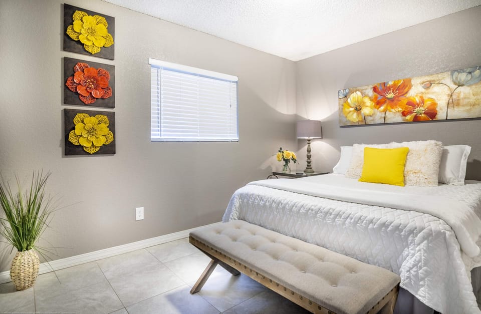 Bedroom one - queen bed