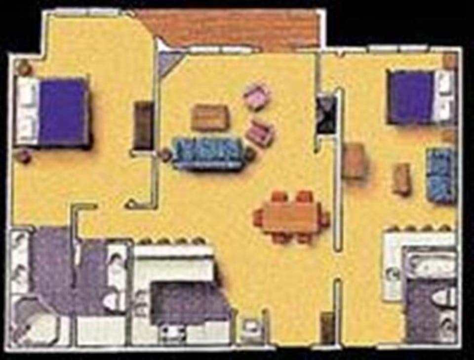 Spacious Layout for 2 BR/2 Bath
